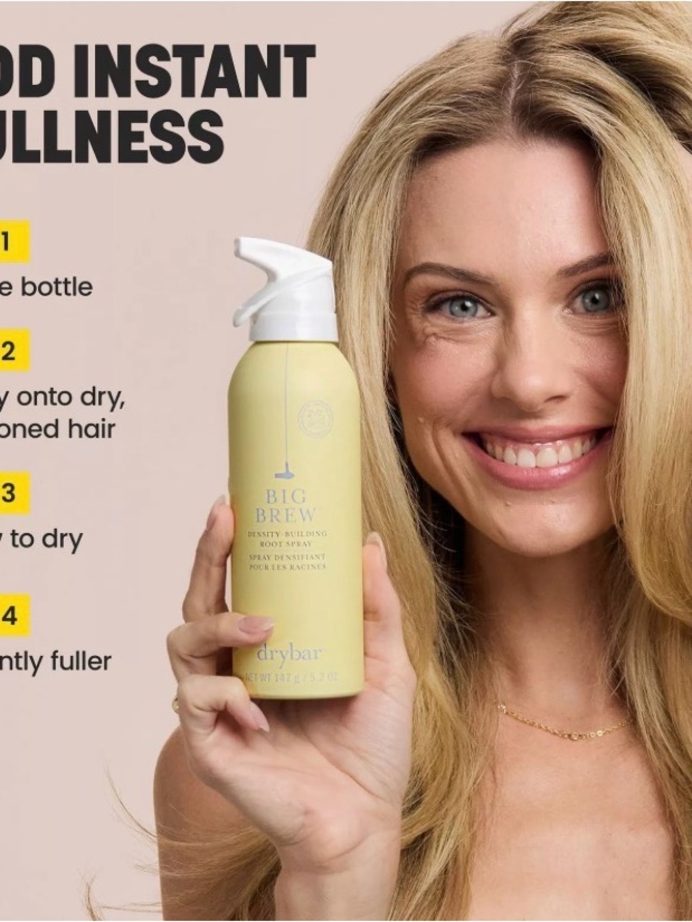 Drybar Big Brew Density-Building Root Spray 147g/5.2 OZ - Picture 6 of 11